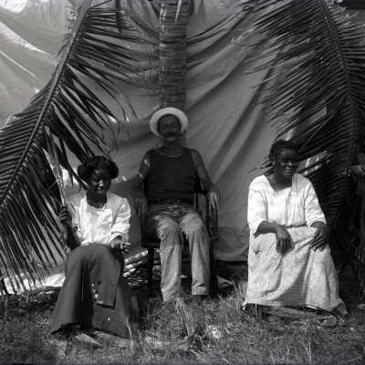 Three Unknown People at Pigeon Key