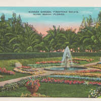 Sunken Garden, Firestone Estate, Miami Beach, Florida