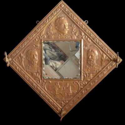U.S.S. Maine Decorative Mirror: Copyright: © Key West Art & Historical Society; Origformat: Artifact
