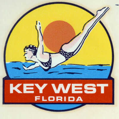 Key West Diving Travel Decal