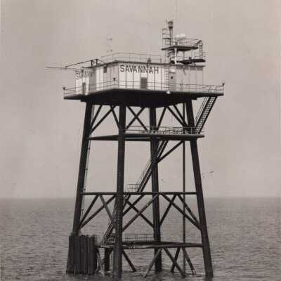 Savannah Light Structure off Savannah, Georgia: Copyright: © Key West Art & Historical Society; Origformat: Print-Photographic