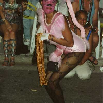 Unknown lady dressed up.