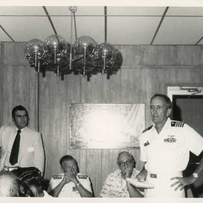 Unknown men at a meeting