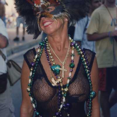 Unknown lady dressed up.