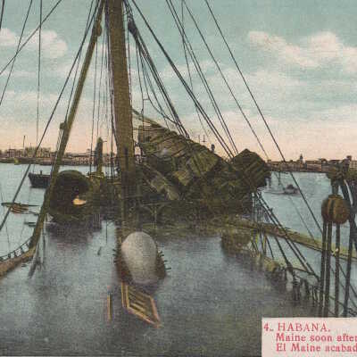 Battleship U.S.S. MAINE, Havana, Cuba