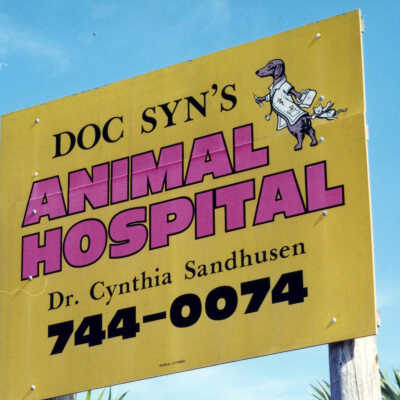 Doc Syn's Animal Hosptial Sign