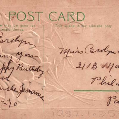 Birthday Greetings: © Key West Art & Historical Society