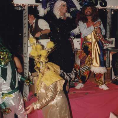 A float in the parade.
