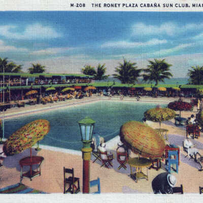 The Roney Plaza Cabana Sun Club, Miami Beach