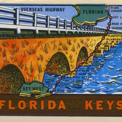 Overseas Highway Travel Decal