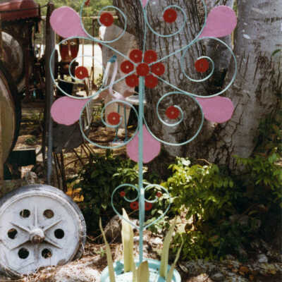 Stanley Papio's Flower in Pot Sculpture