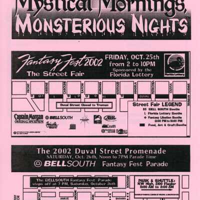 Fantasy Fest information pamphlet.