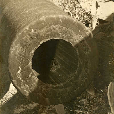 Barrel of 10-Inch Army Parrott Rifle at Fort Jefferson