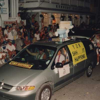 A float in the parade.