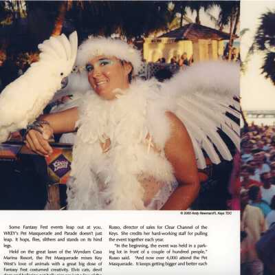 Page 68 and 69 from a magazine blown up and put on glossy paper.