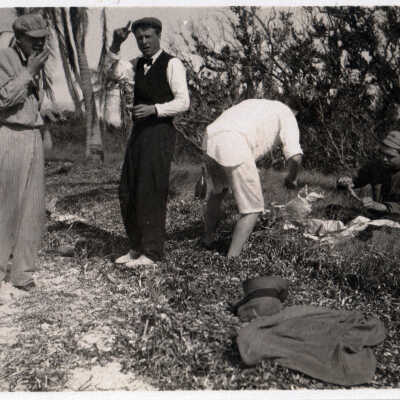 Men Picnicing on Loggerhead Key