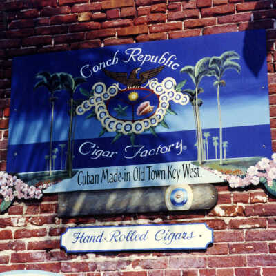 Conch Republic Cigar Factory Sign