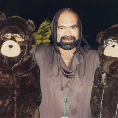 Unknown people dressed up.