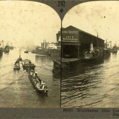 Manchester Ship Canal Traffic, Manchester, England