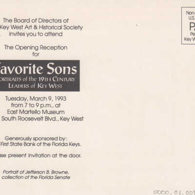 Jefferson B. Browne: © Key West Art & Historical Society