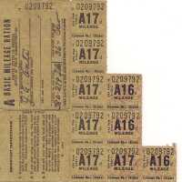 World War II Gas Ration Stamps