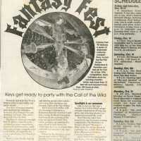          An article in the Keynoter about Fantasy Fest that reads Keys get ready to party with the Call of the wild. picture number 10
   