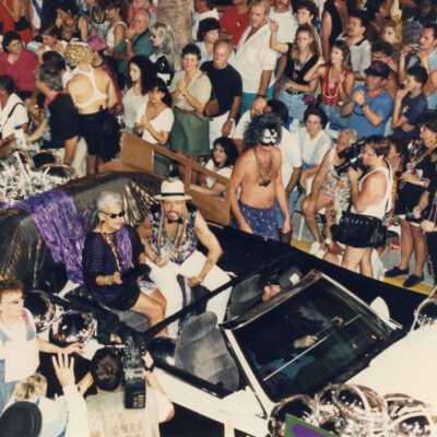 A float in the parade.