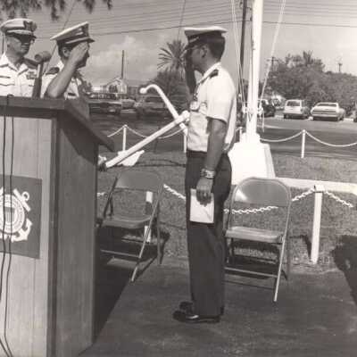 US Coast Guard change of command in 1977: Copyright: © Key West Art & Historical Society; Origformat: Print-Photographic