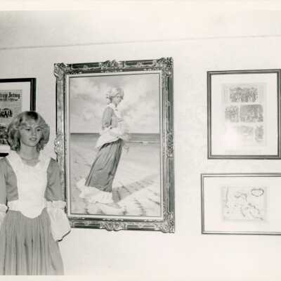 Painting at the Albert Lowe Museum, Green Turtle Cay