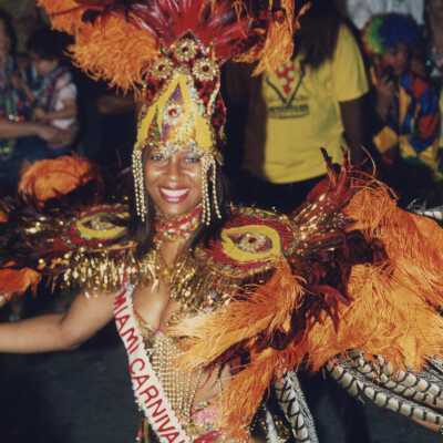 Unknown woman dressed up.