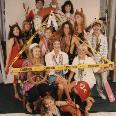 A group of unknown people.