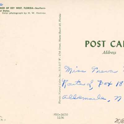 Sunset over Key West Harbor: © Key West Art & Historical Society