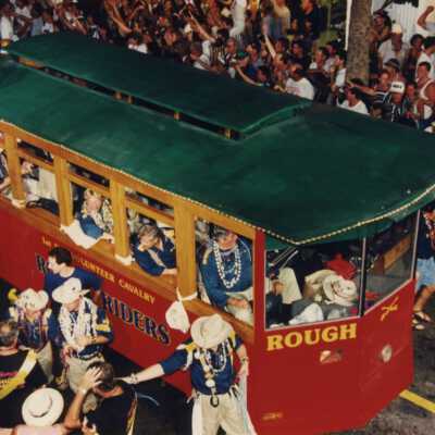 A float in the parade.