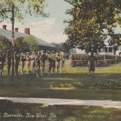Parade day U.S. Barracks, Key West
