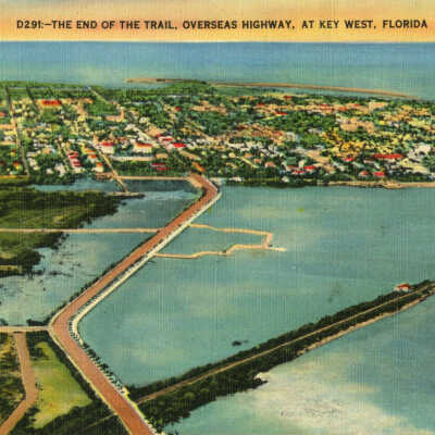 The End of the Trail, Overseas Highway, At Key West, Florida