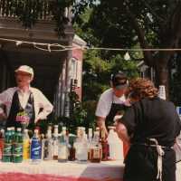 A booth at the FF street fair.