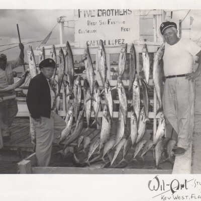 Captains and fresh-caught fish