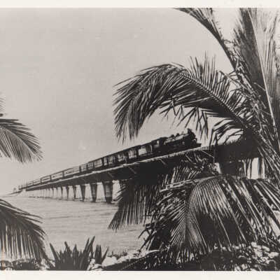 Florida East Coast Railway Train on Seven Mile Bridge