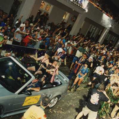 A float in the parade.