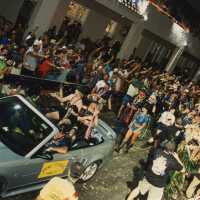 A float in the parade.