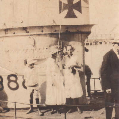 A German Submarine Docked in Key West