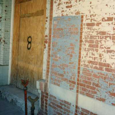A window labeled number 8.