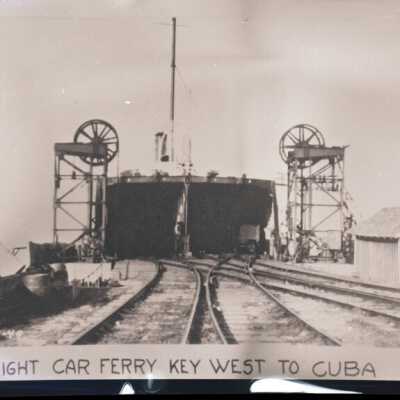 Florida East Coast Railway Freight Car Ferry Key West to Cuba: Copyright: © Key West Art & Historical Society; Origformat: Artifact