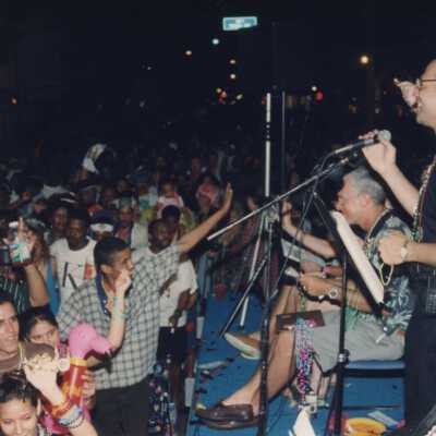 The Fantasy Fest stage.