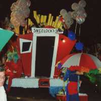A float in the parade.