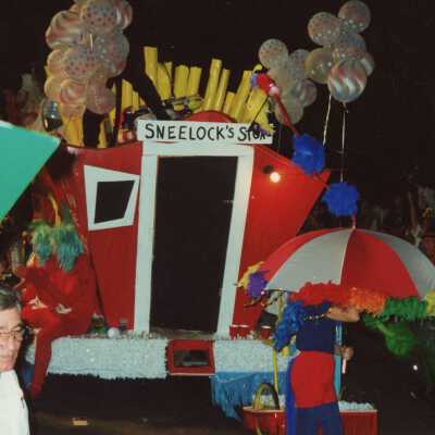 A float in the parade.