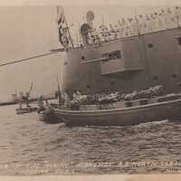 Victims of the MAINE Alongside USS NORTH CAROLINA, Havana, Cuba