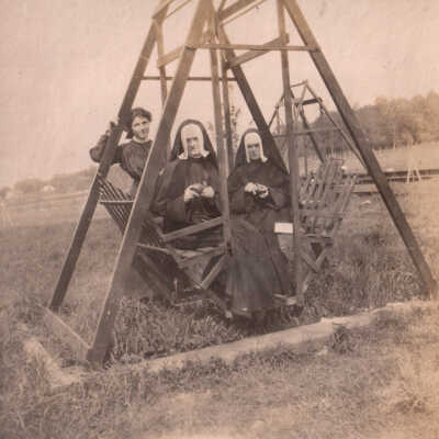 Nuns on a Glider Swing