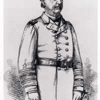 Drawing of Admiral David G. Farragut