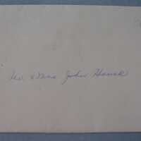 Hemingway Home Museum Dedication Invitation Envelope